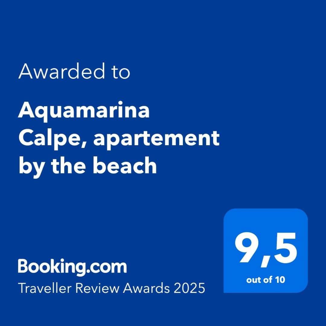 Aquamarina I Calpe, Apartement By The Beach Exterior photo